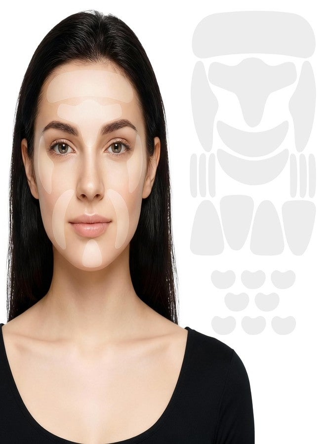 Sibba 200Pcs Facial Wrinkle Patches, Overnight Anti-Aging Facial Stickers Face Tape for Forehead Lines, Frown Areas, Smile Creases, Gentle Wrinkle Patches for All Skin Types - Image 1